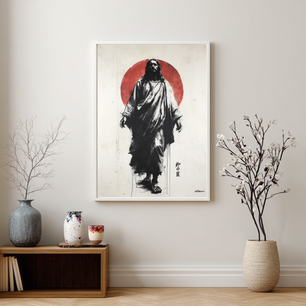 “The Risen Authority” – Jesus in Motion Art Frame