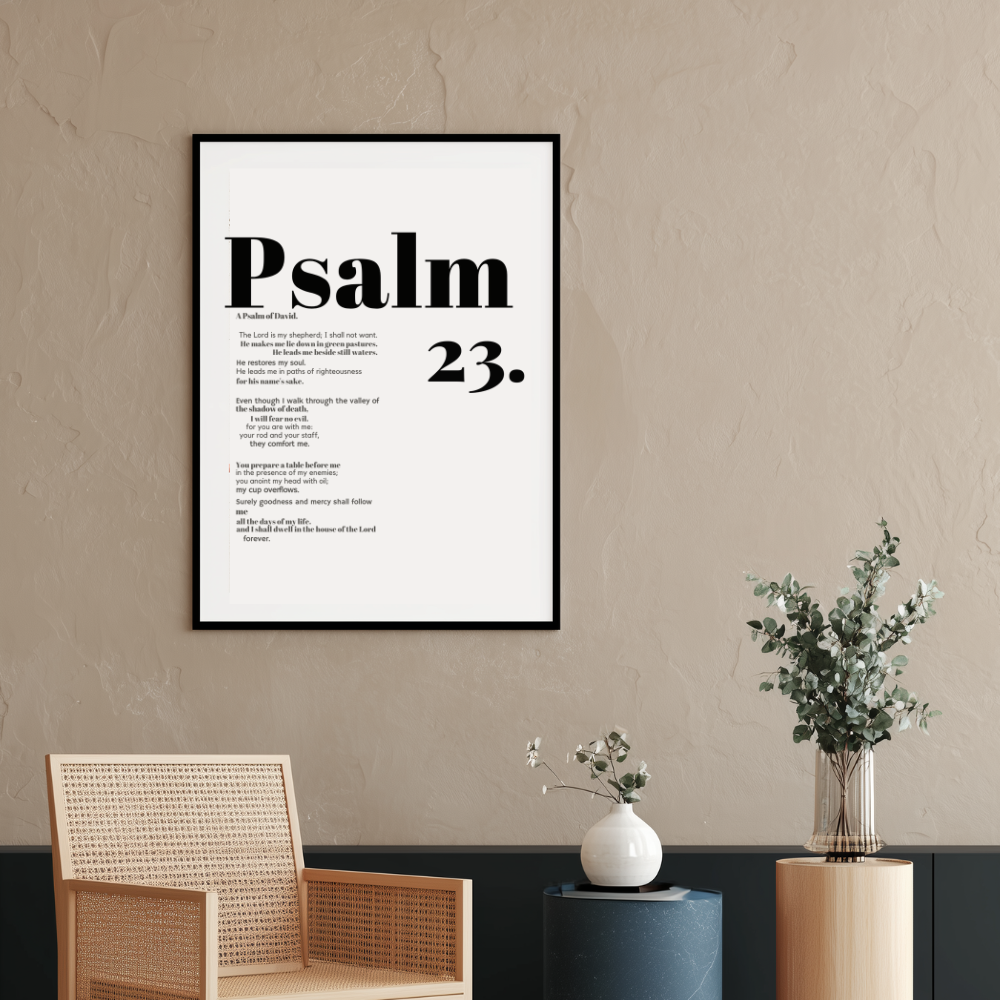 “The Shepherd’s Promise” – Psalm 23 Frame