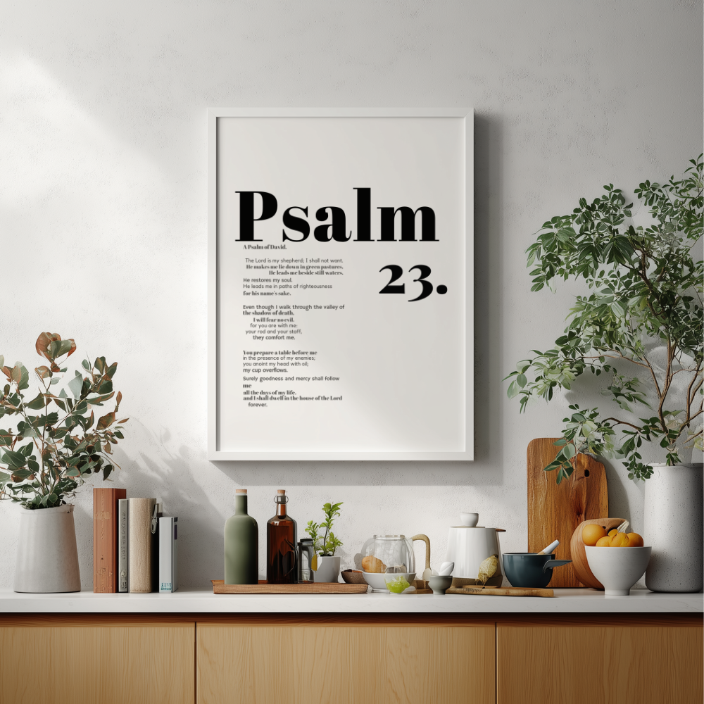 “The Shepherd’s Promise” – Psalm 23 Frame