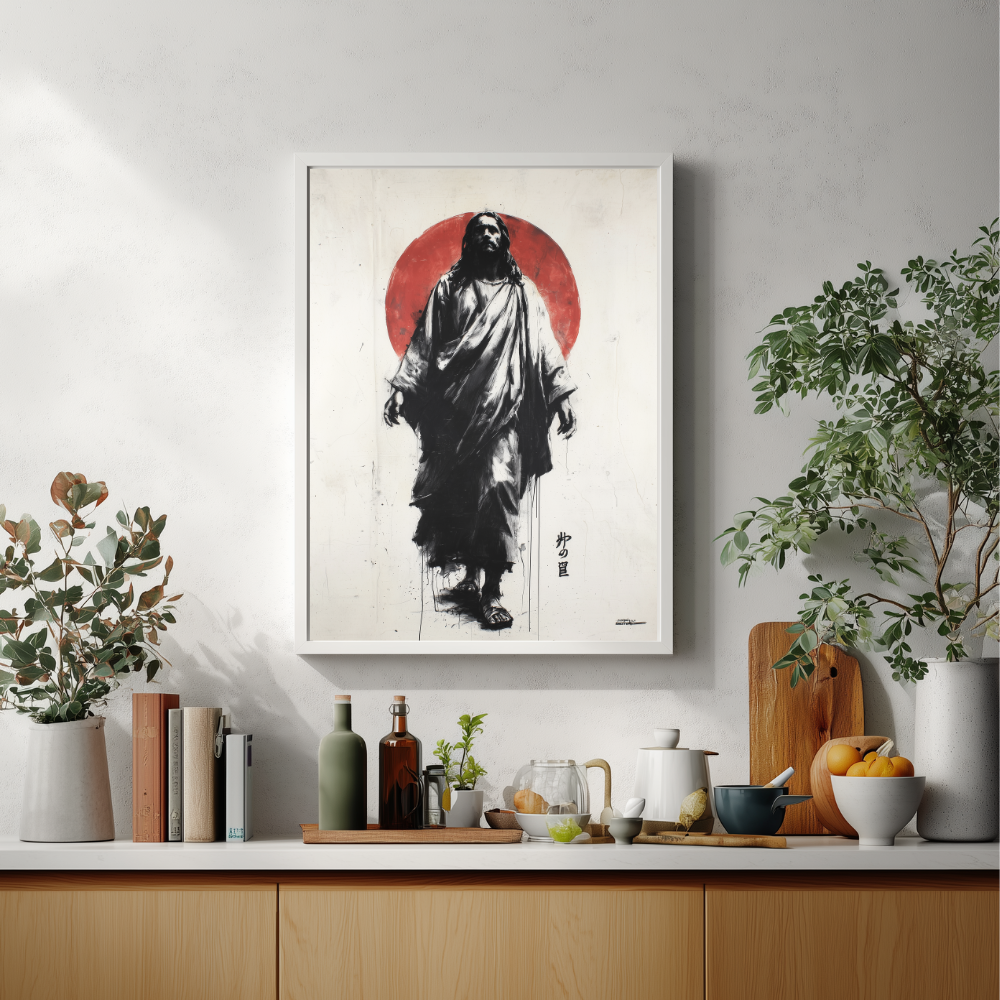 “The Risen Authority” – Jesus in Motion Art Frame