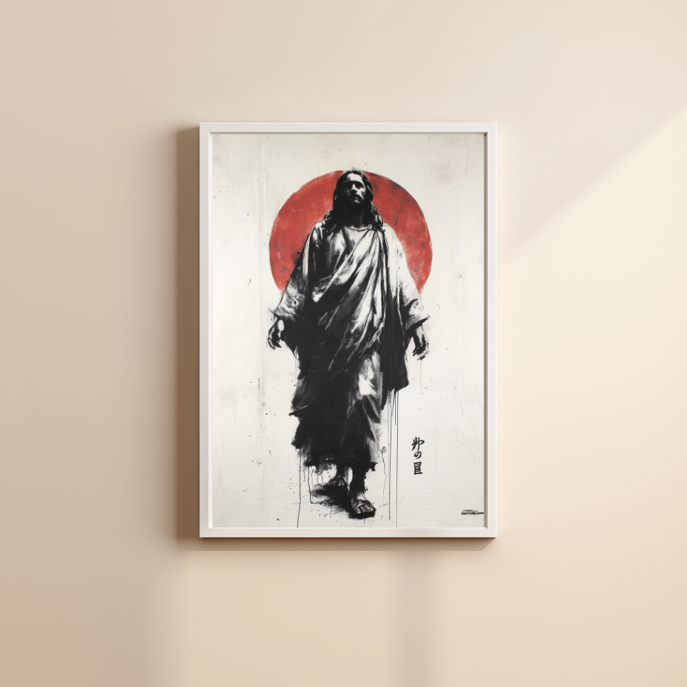 “The Risen Authority” – Jesus in Motion Art Frame