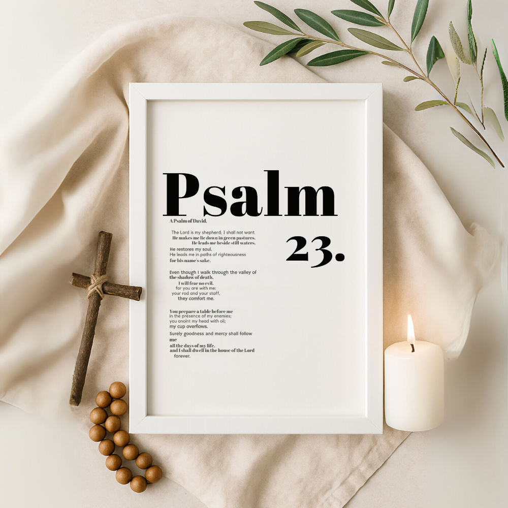 “The Shepherd’s Promise” – Psalm 23 Frame