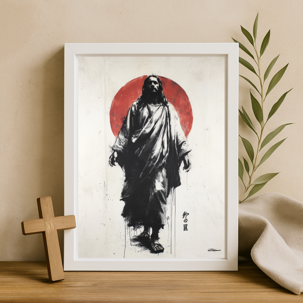 “The Risen Authority” – Jesus in Motion Art Frame