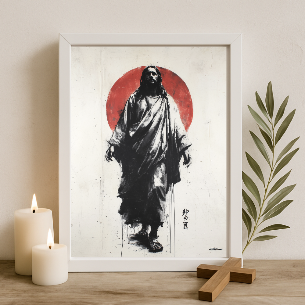“The Risen Authority” – Jesus in Motion Art Frame