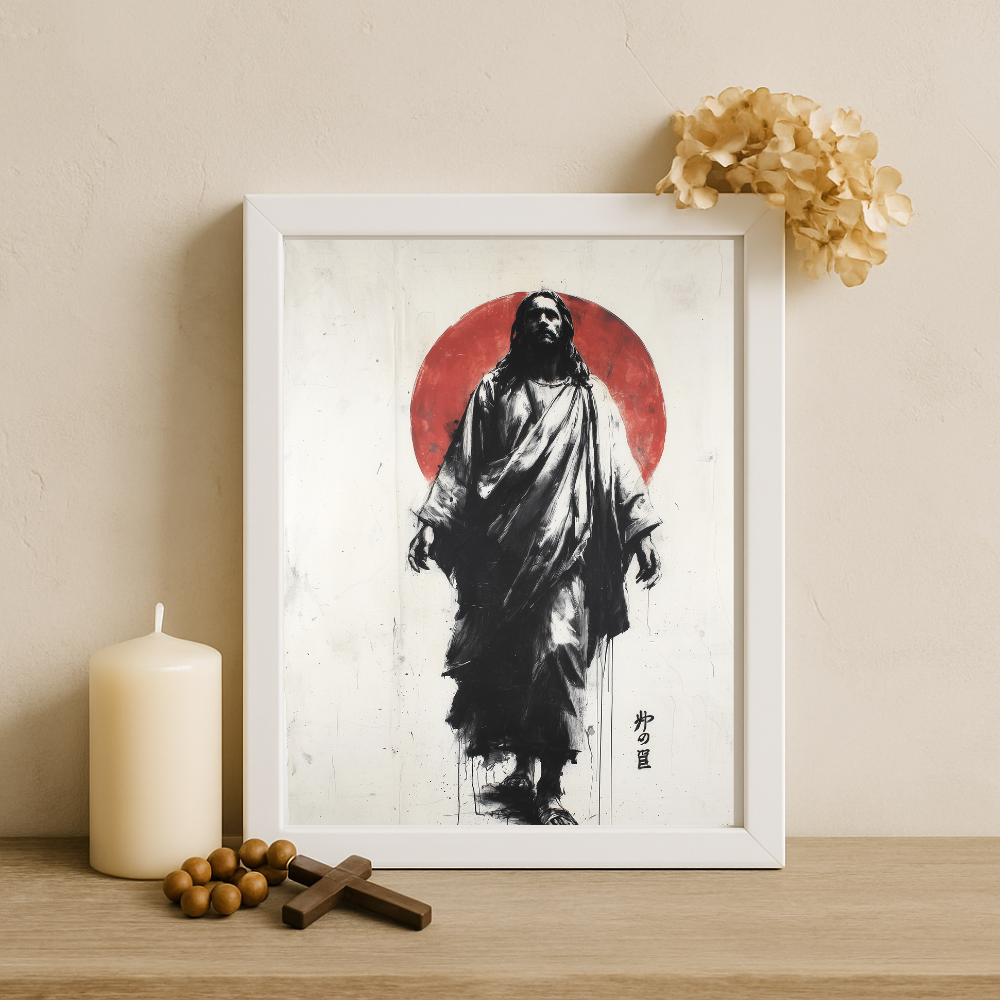 “The Risen Authority” – Jesus in Motion Art Frame