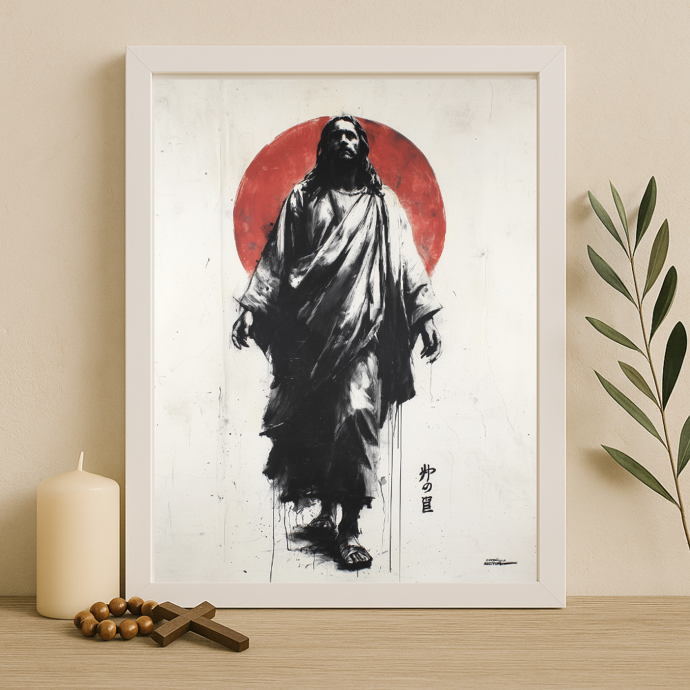 “The Risen Authority” – Jesus in Motion Art Frame
