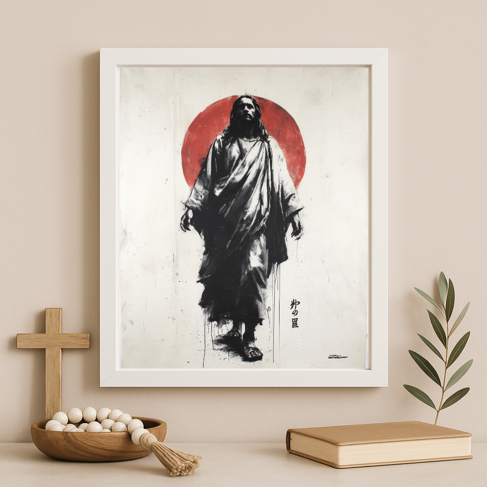 “The Risen Authority” – Jesus in Motion Art Frame