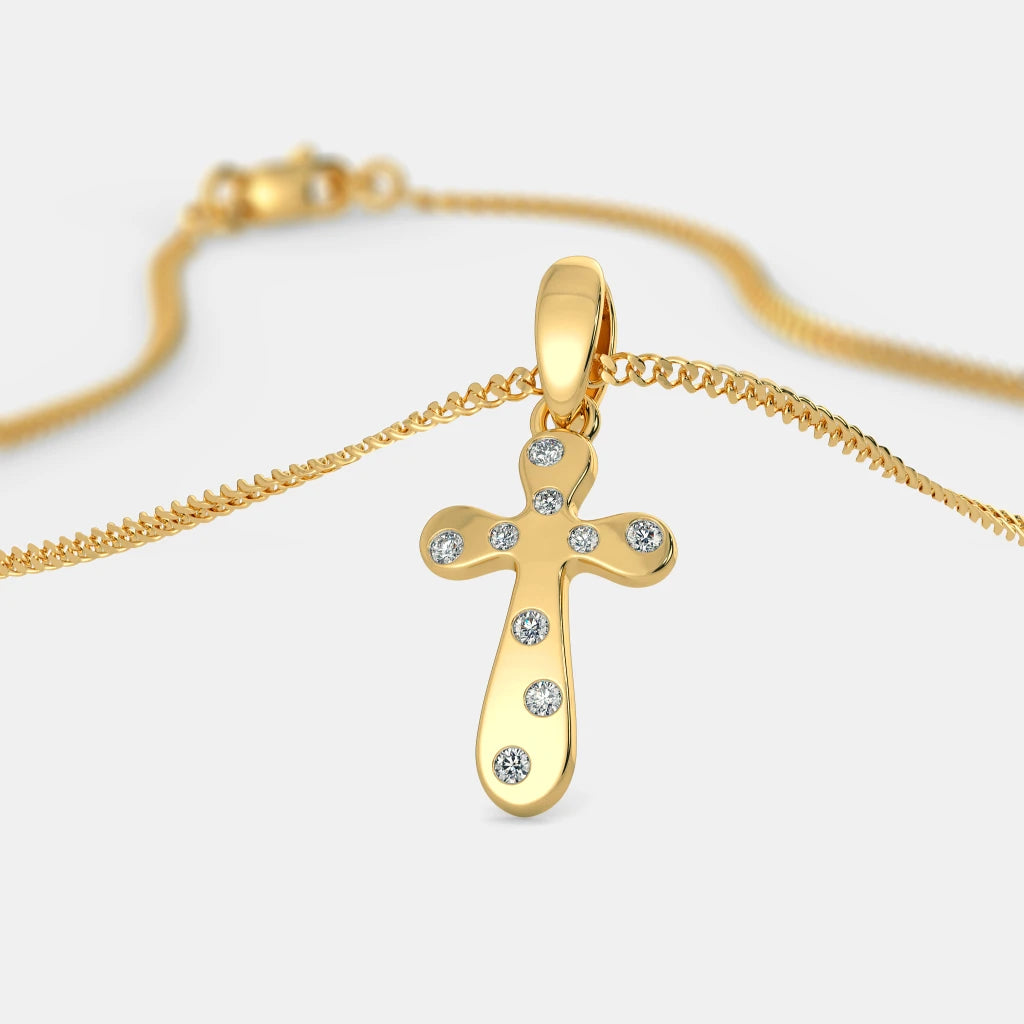 The Aden Cross Pendant – Radiance in Faith