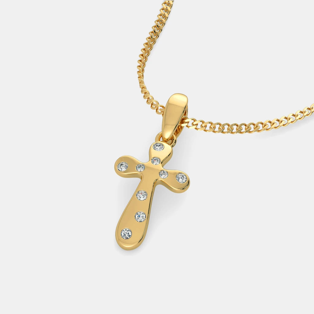 The Aden Cross Pendant – Radiance in Faith