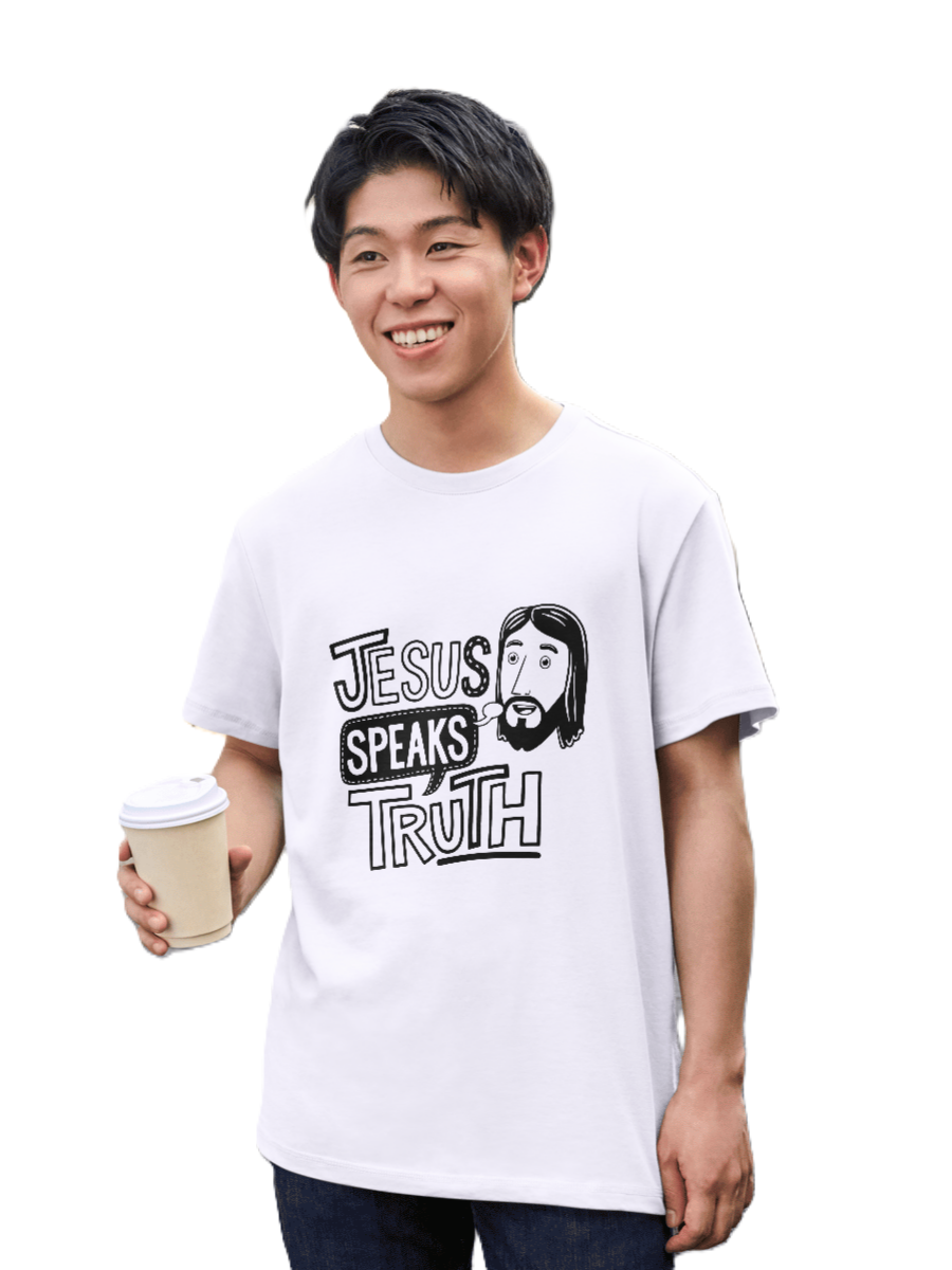 “Jesus Speaks Truth” – Bold Faith Graphic Tee